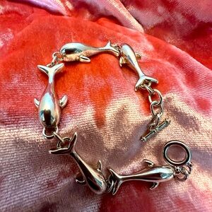 925 Whale bracelet
